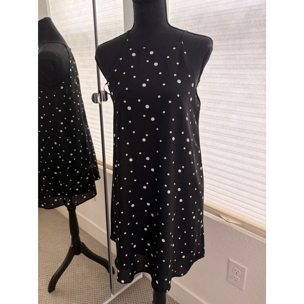 Forever 21 Black Polka Dot Shift Dress